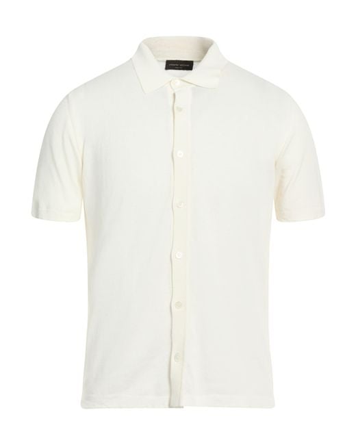 Roberto Collina White Polo Shirts for men
