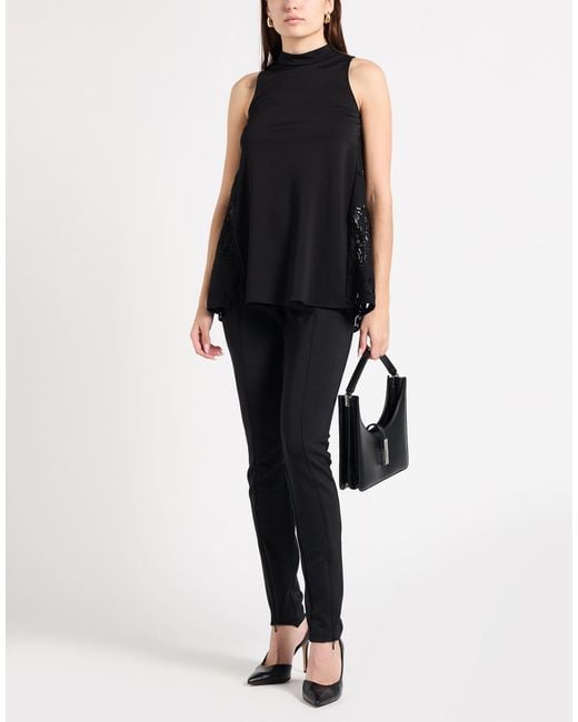 1 One Black Top Viscose, Polyamide, Elastane, Cotton