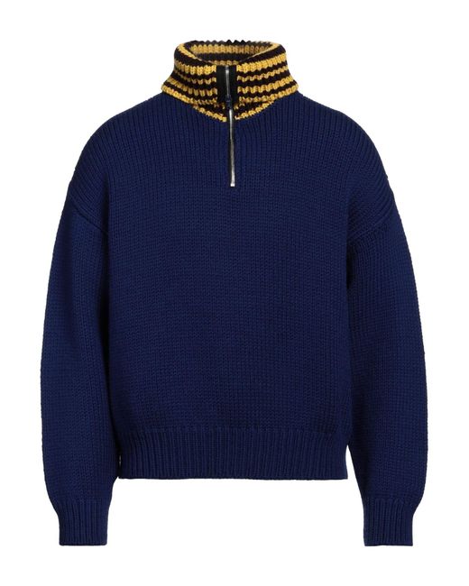 Marni Blue Turtleneck Virgin Wool for men