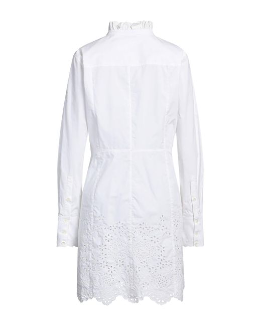 Robe courte Rabanne en coloris White