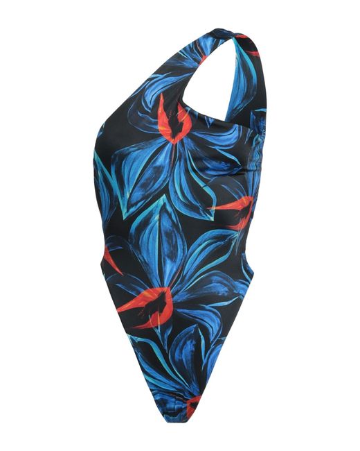 Louisa Ballou Blue One-piece Swimsuit