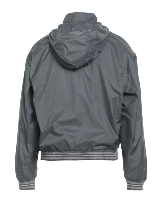 Thom Browne Gray Jacket Polyamide, Cotton, Elastane for men