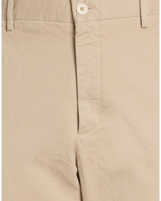 Incotex Natural Pants Cotton, Elastane for men