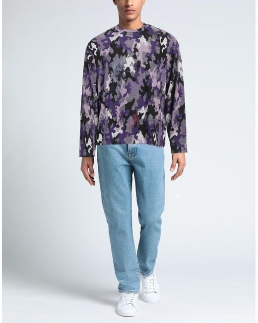 Bluemarble Purple Sweater for men