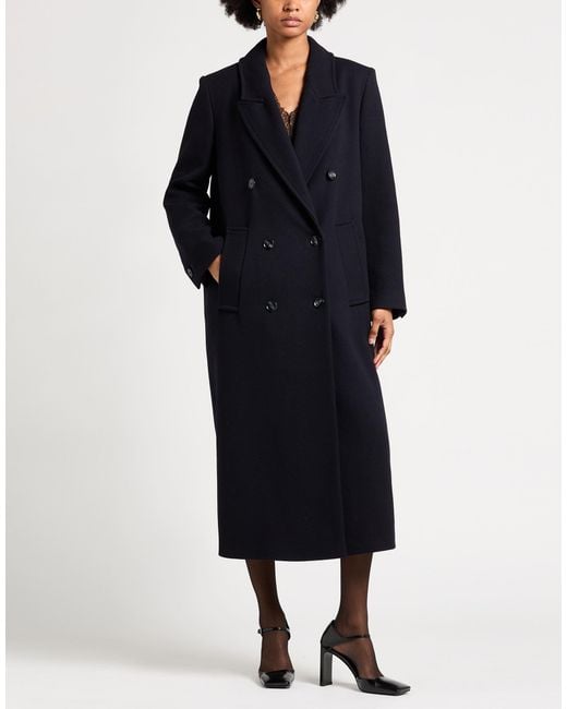 IVY & OAK Black Midnight Coat Virgin Wool, Polyamide