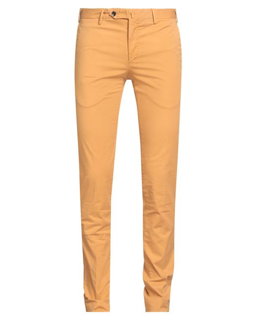 PT Torino Orange Pants Cotton, Elastane for men