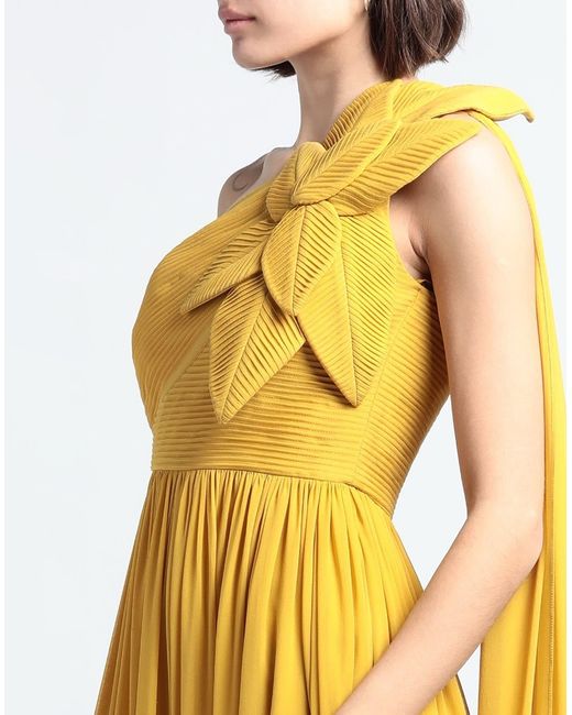 Elie Saab Yellow Maxi Dress