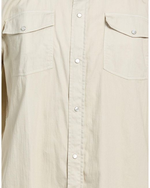 Dondup White Shirt Cotton, Elastane for men
