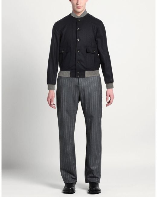 BRERAS Milano Blue Midnight Jacket Wool, Polyester for men
