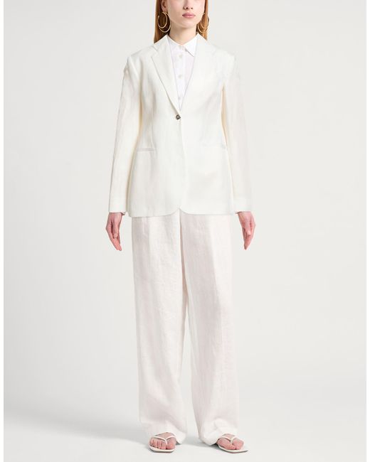 Blazer Tela en coloris White