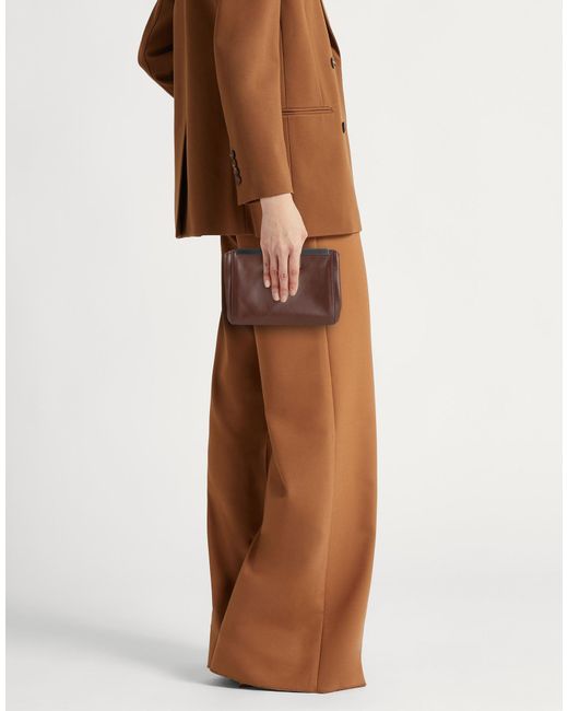 Max Mara Brown Clutch