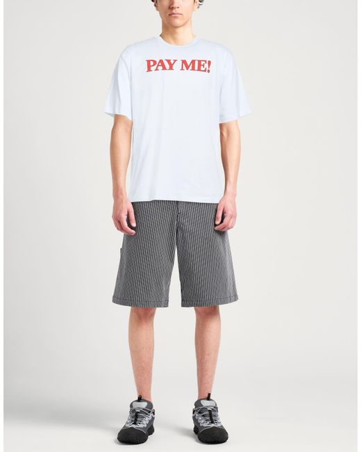 MSGM White T-Shirts for men