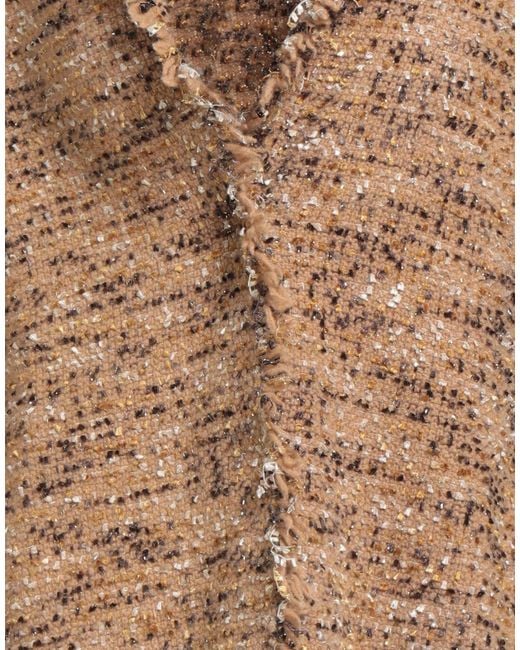 Kangra Brown Camel Jacket Wool, Polyamide, Polyester