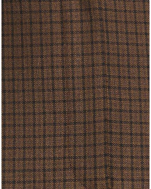 Acne Brown Maxi Skirt Wool, Elastane