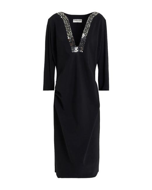 costa del sol midi dress Solenne™ – Relaxed V-Neck Midi Dress with Pockets – Clarendale