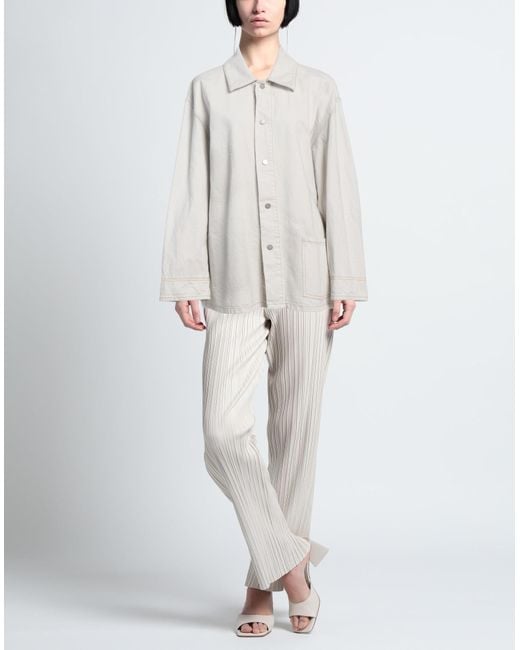 Maison Margiela White Denim Outerwear Cotton