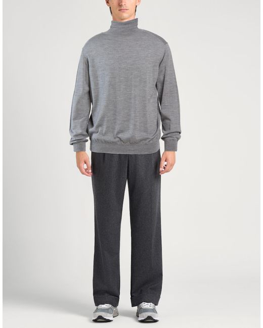 Kangra Gray Turtleneck Wool for men