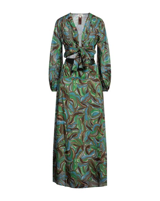 Diega Green Maxi-Kleid