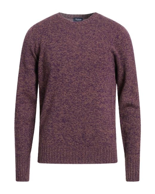 Drumohr Purple Sweaters for men