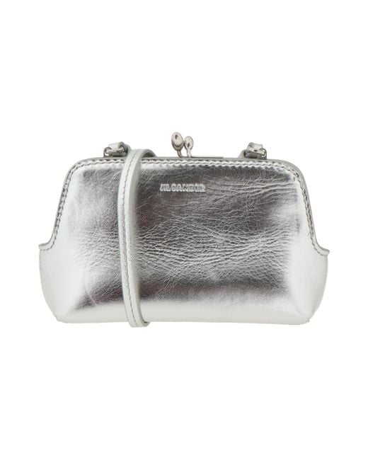 Jil Sander Gray Cross-Body Bag