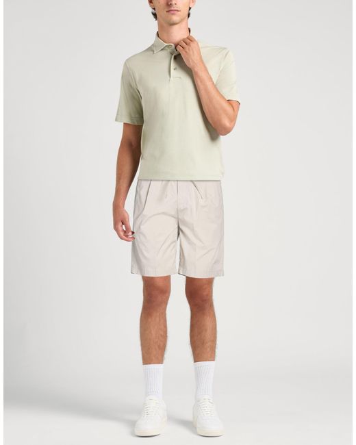 Michael Coal Natural Shorts & Bermuda Shorts Lyocell, Cotton, Elastane for men