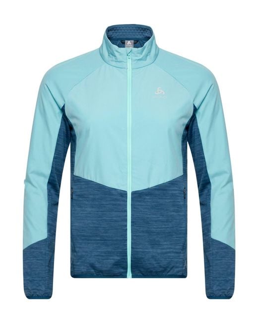 Odlo Blue Jacket Polyester, Elastane