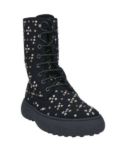 Tod's Black Stiefelette