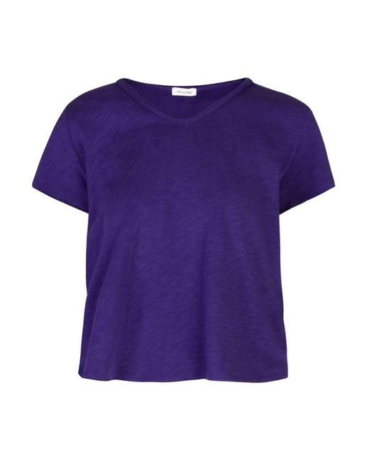 Camiseta American Vintage de color Purple