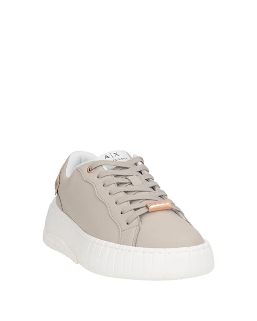 ARMANI EXCHANGE White Trainers