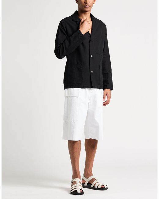KENZO Black Blazer Viscose, Cotton for men
