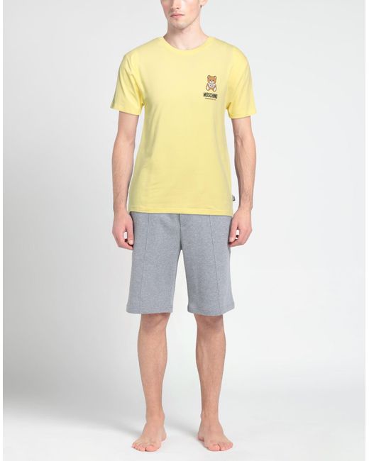 Moschino Yellow Undershirt for men