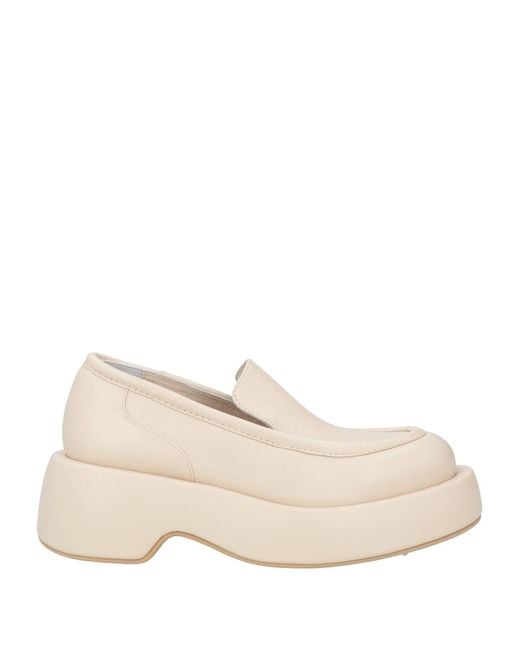 Paloma Barceló Natural Dorete Loafers Leather