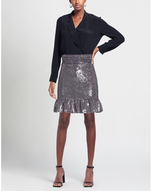 BROGNANO Purple Mini Skirt