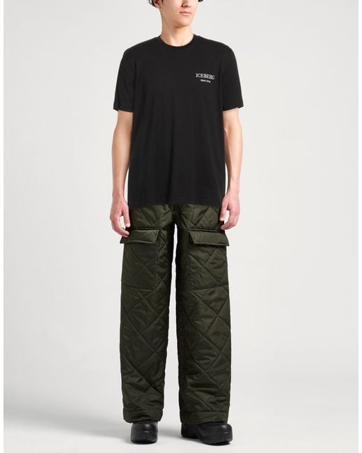 Iceberg Black T-Shirts for men