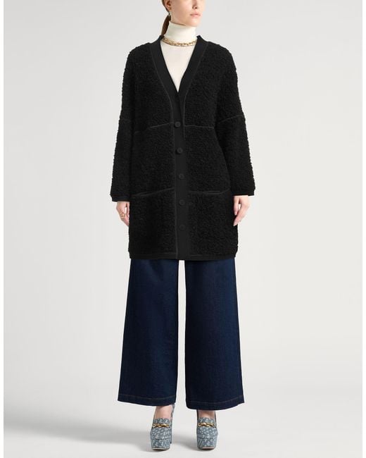 Giorgio Armani Black Cardigan Virgin Wool, Polyamide