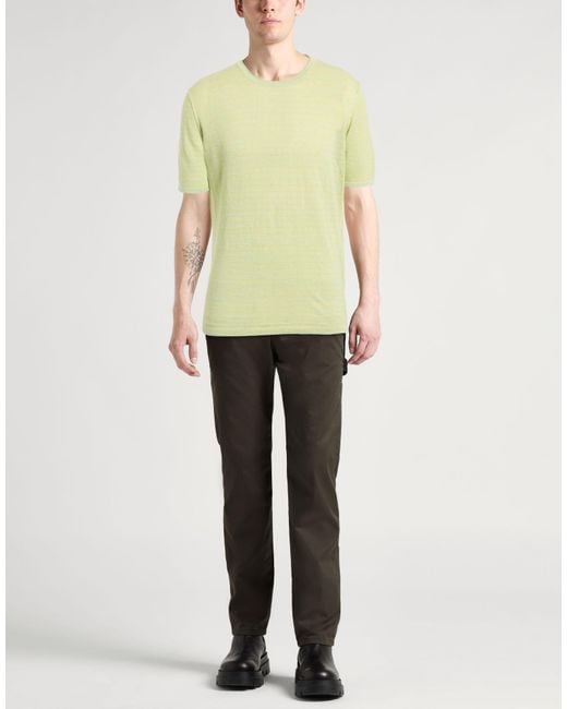 Roberto Collina Yellow Sweaters for men