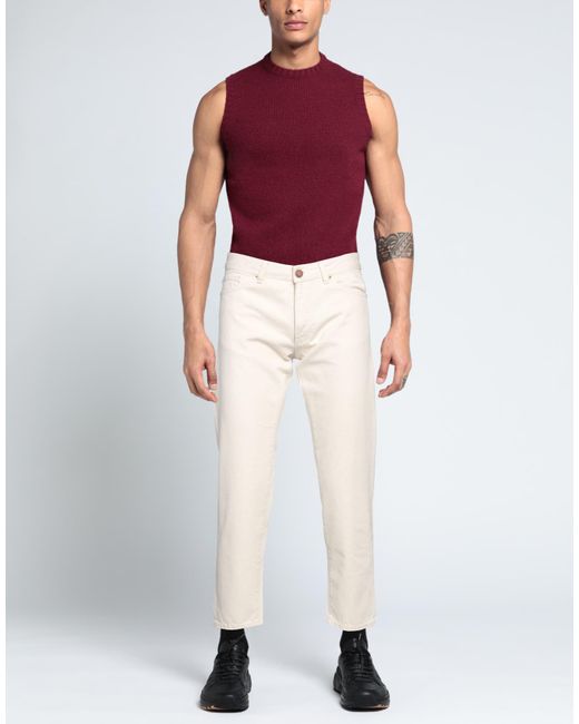 Michael Coal White Jeans for men