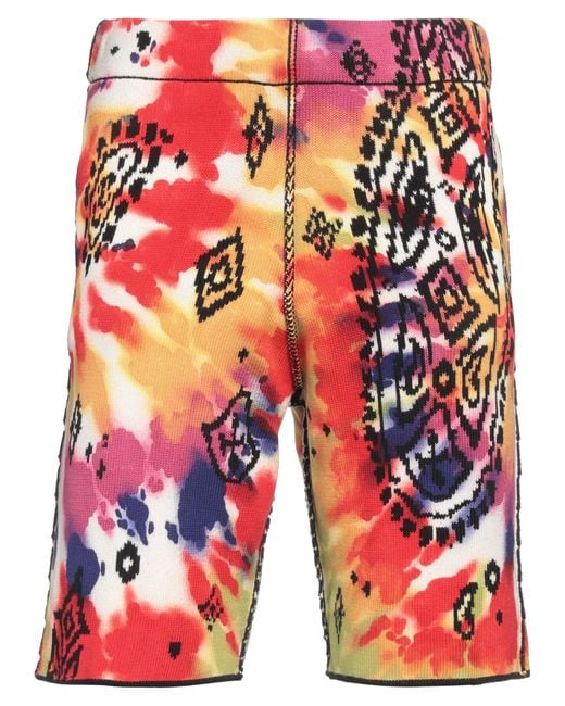 Roberto Collina Red Shorts & Bermuda Shorts Cotton for men