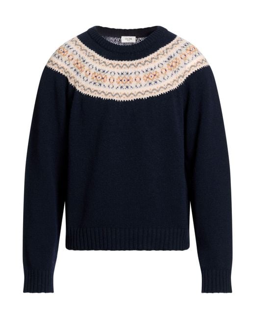 Céline Blue Sweater Wool for men