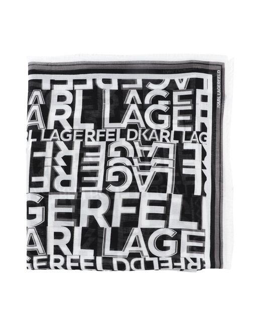 Écharpe Karl Lagerfeld en coloris Noir | Lyst