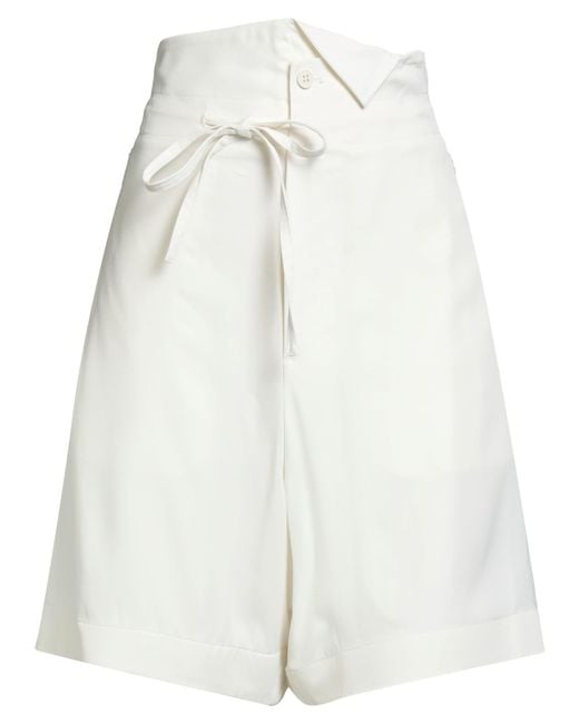 Y-3 White Shorts & Bermuda Shorts