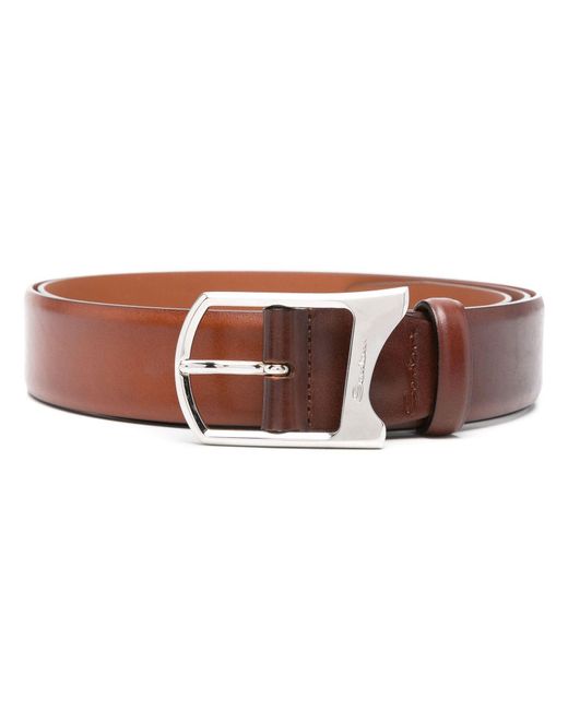 Cinturón Santoni de hombre de color Brown