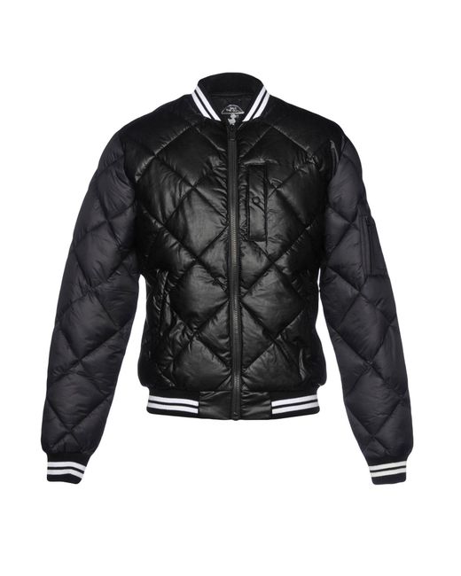 Save The Duck Black Synthetic Down Jacket for men