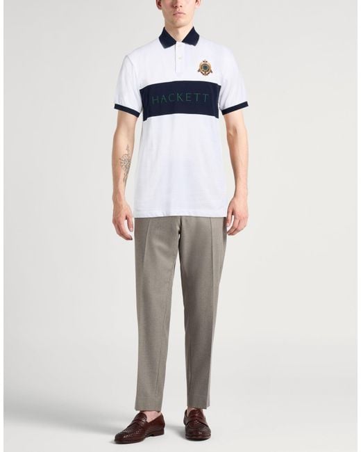 Hackett White Polo Shirt for men