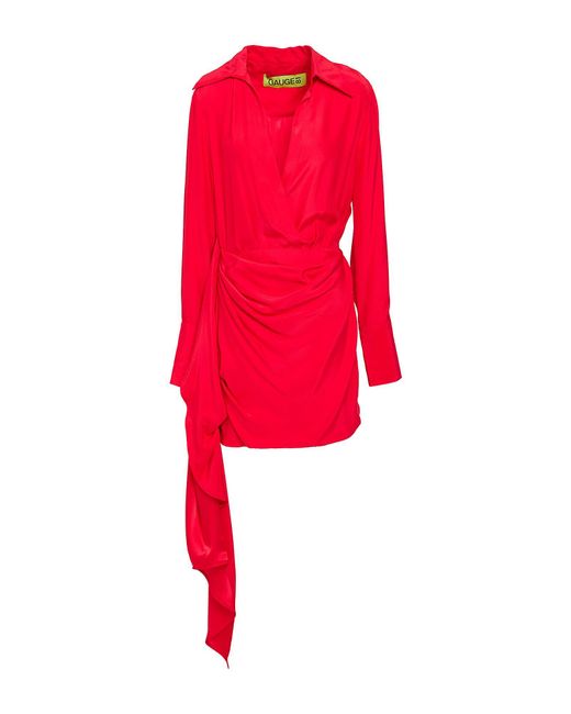 GAUGE81 Red Mini-Kleid