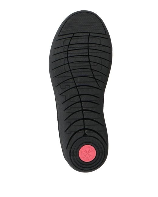 Fitflop Black Ballet Flats Polyester, Nylon