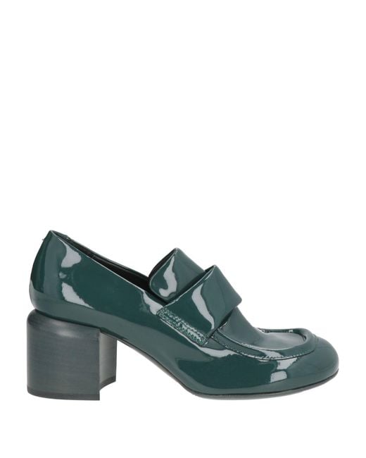 Officine Creative Green Emerald Loafers Soft Leather