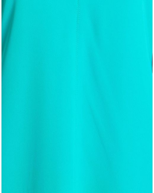 Angela Davis Blue Mini Dress Polyester, Elastane