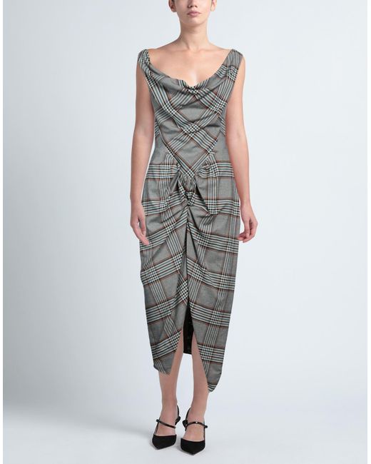Vivienne Westwood Gray Maxi Dress