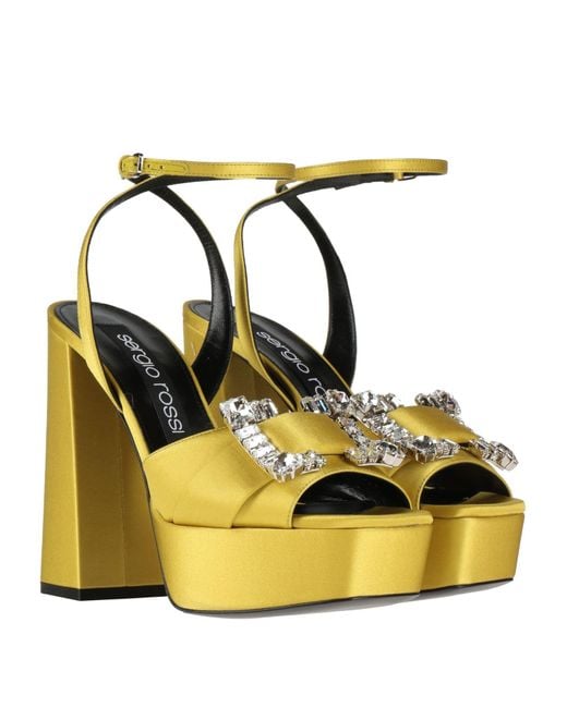 Sergio Rossi Metallic Sandals
